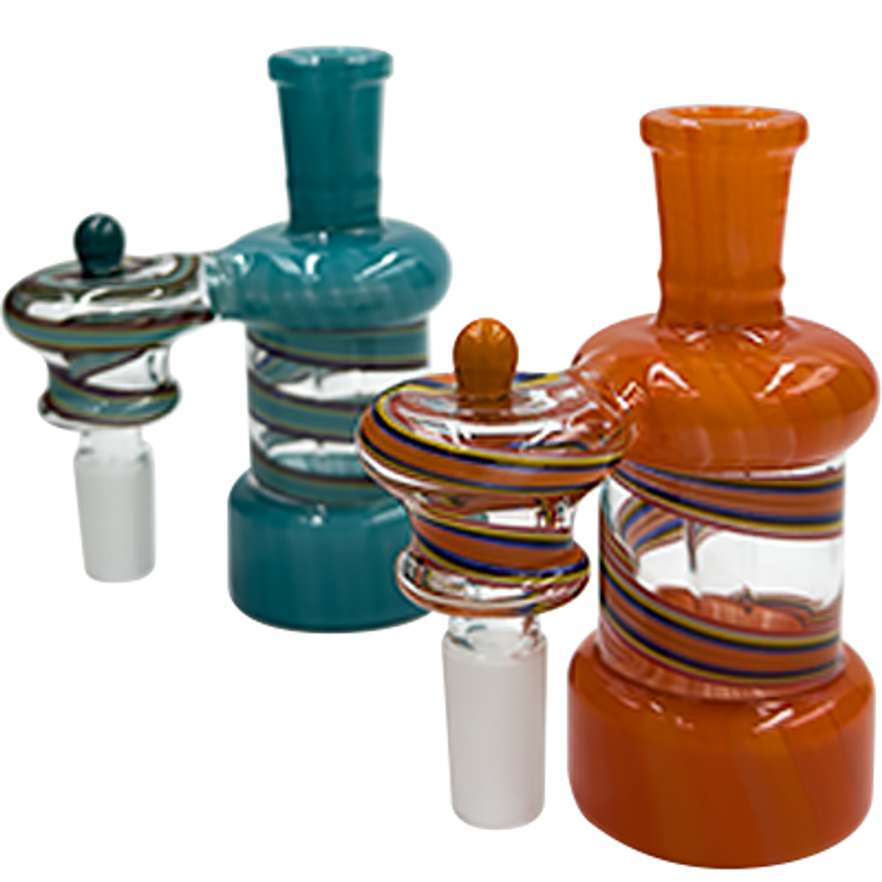 SirEEL Color Striped Shower Ash Catcher | 14MM | Assorted Colors