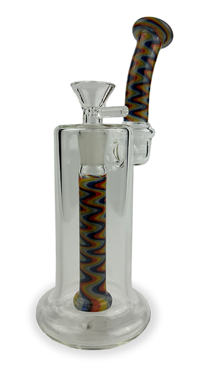 6″ SirEEL Fumed Wig Wag Marbles Hammer Bubbler | Assorted Colors