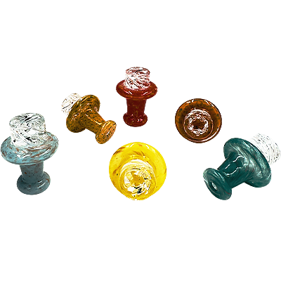 SirEEL Frit Cyclone Spinner Cap | Assorted Colors