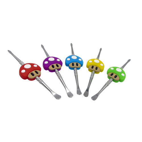 SirEEL 1up Mushroom Steel Dab Tool | Assorted Colors
