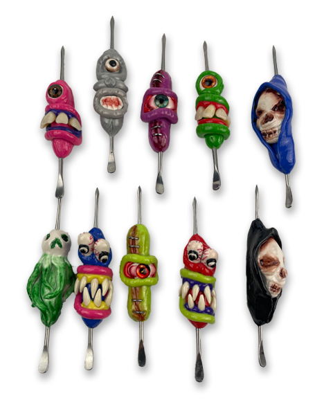 5″ SirEEL Spooky Resin Dab Tool | Assorted Colors