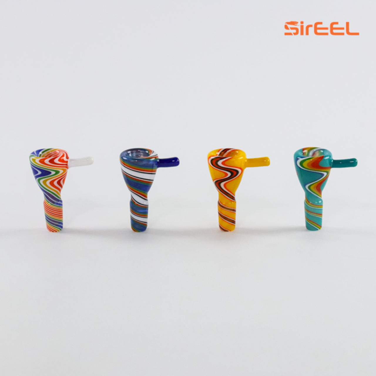 SirEEL Heady Flower Bowl w/ Handle | 14MM | Assorted Colors