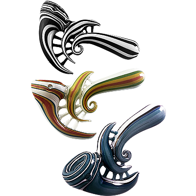 4″ SirEEL Triple Piece Linework Sherlock | Assorted Colors