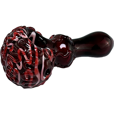 4″ SirEEL Brain Head Spoon | Brainwave Bordeaux