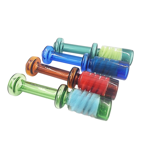 4″ SirEEL Frit Twist Chillum | Assorted Colors