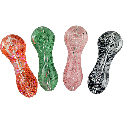 5″ SirEEL Glitter Hearts Freezable Spoon | Assorted Colors