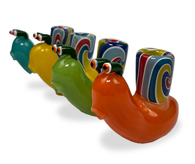 4″ SirEEL Wig Wag Snail Spoon | Assorted Colors