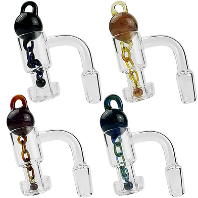 SirEEL Terp Slurper Ball & Chain Set w/ Banger | 14mm Male | Assorted Colors