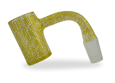 SirEEL Lemon Drop Etched Quartz Banger | 14mm Male