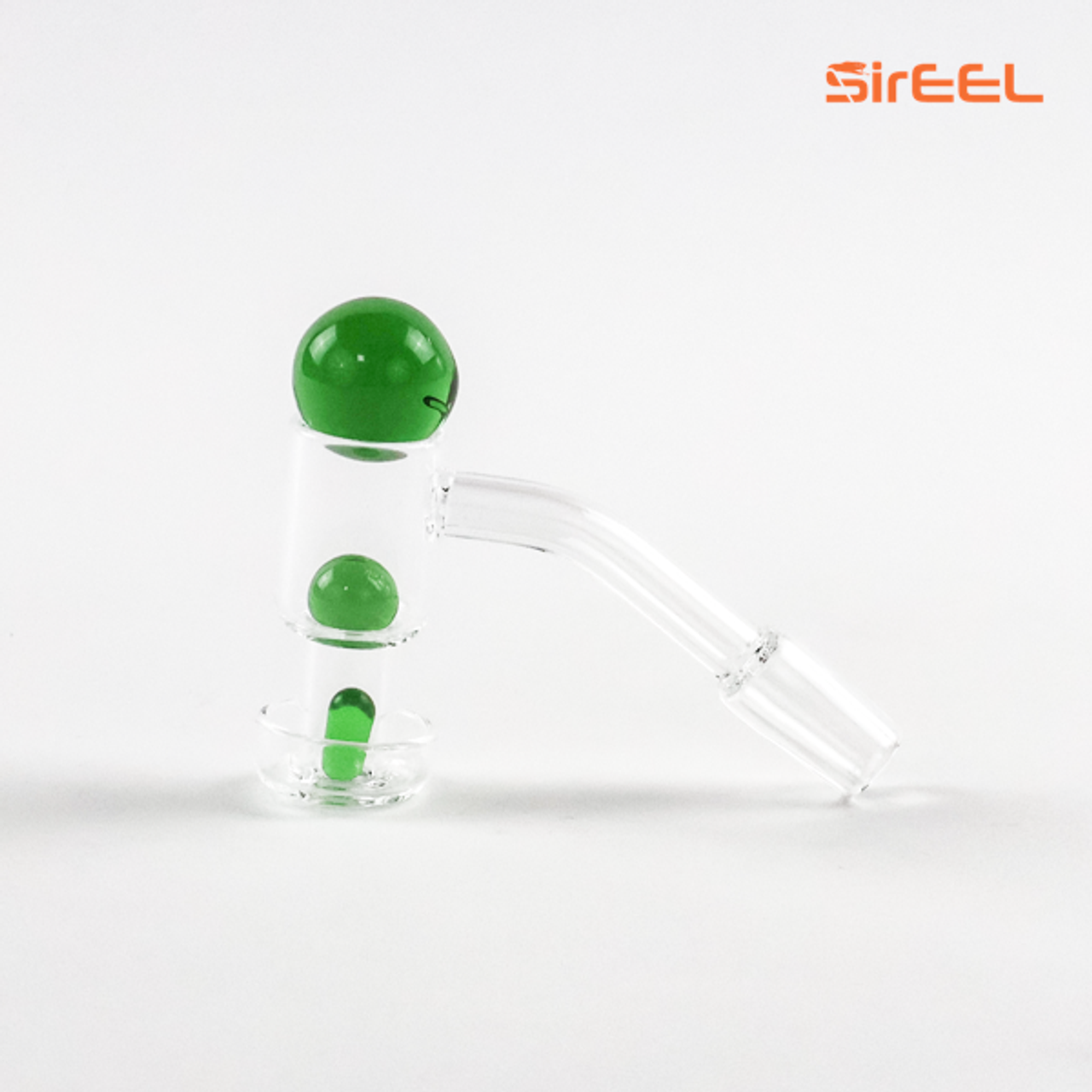 SirEEL Terp Slurper Set w/ Banger | 4pc | 14mm Male 45* | Assorted Colors