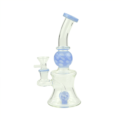 8″ SirEEL 2x Honeyball Perc Bong with Flower Bowl | Assorted Colors