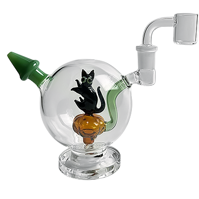 6″ SirEEL Black Cat Pumpkin Rig with Banger