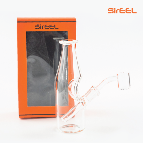 6″ SirEEL Milk Bottle Style Bong with Banger | Retail Packaging