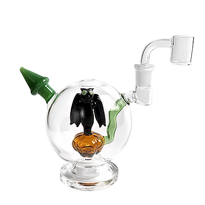 6″ SirEEL Evil Bat-titude Pumpkin Rig with Banger