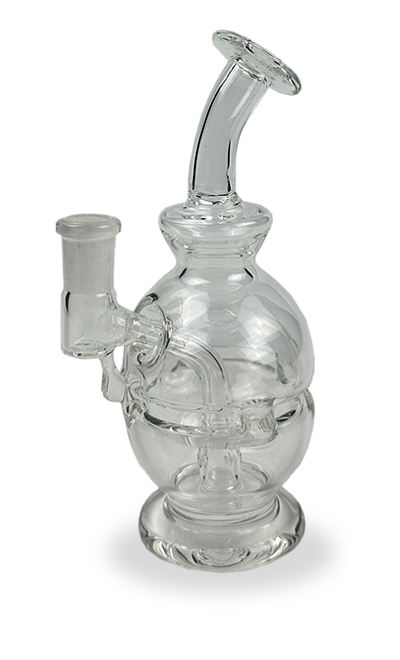 6″ SirEEL Fab Egg Recycler Bong with Flower Bowl