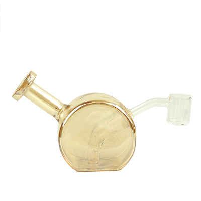 5″ SirEEL Fumed Disc Mini Rig | 14mm Quartz Banger Included