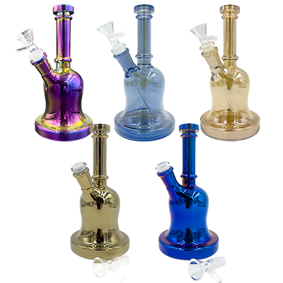8″ SirEEL Iridized Bottle Bong | Assorted Colors
