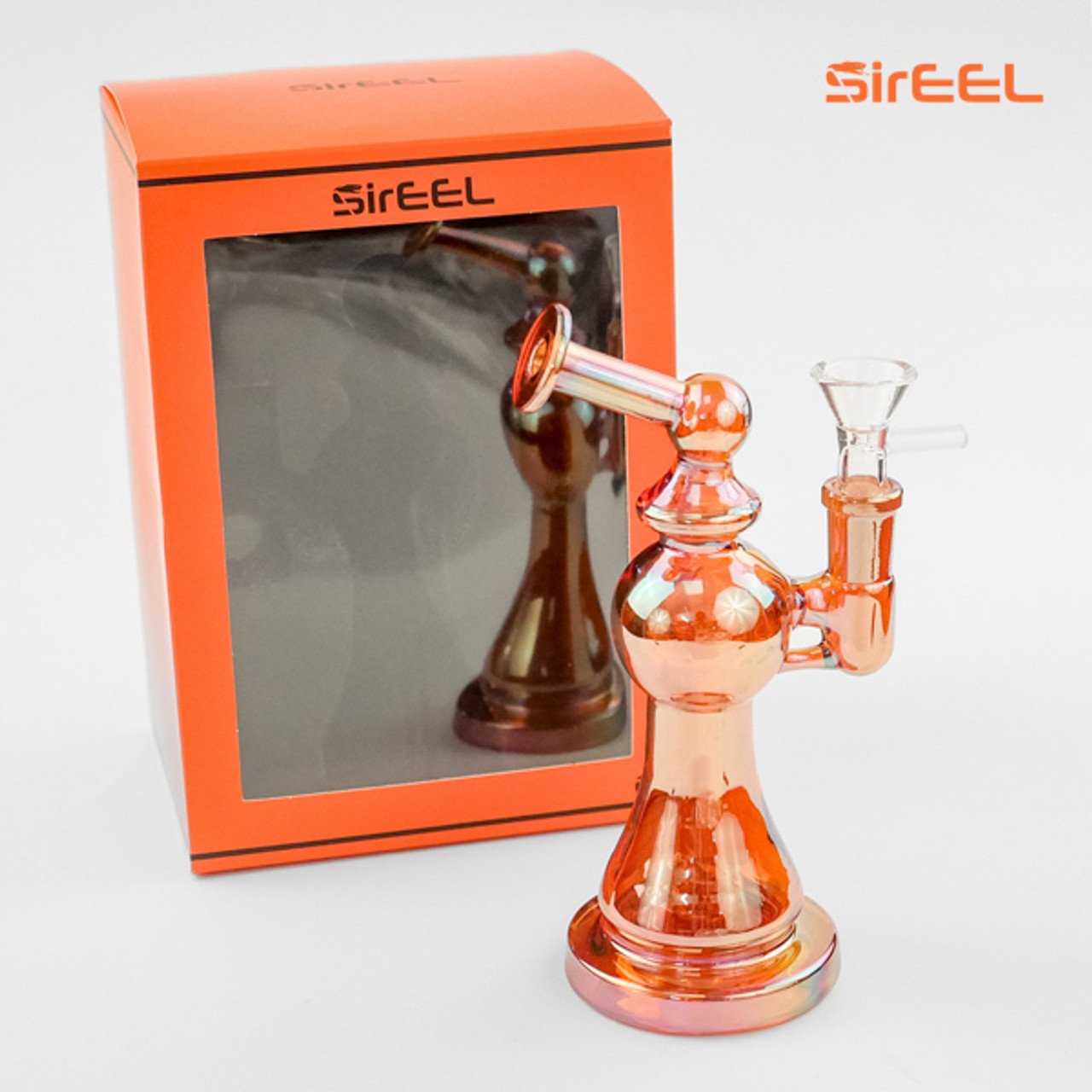8″ SirEEL Iridized Shower Rig | Assorted Colors