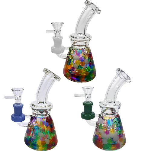 7″ SirEEL Orbeez Shell Freezable Glycerin Shower Bong