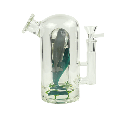 7″ SirEEL Oceanic Oblivion Glycerin Bong with Flower Bowl | Assorted Colors