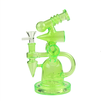8.5″ SirEEL Neon Scope Recycler Bong | 14mm Flower Bowl Included