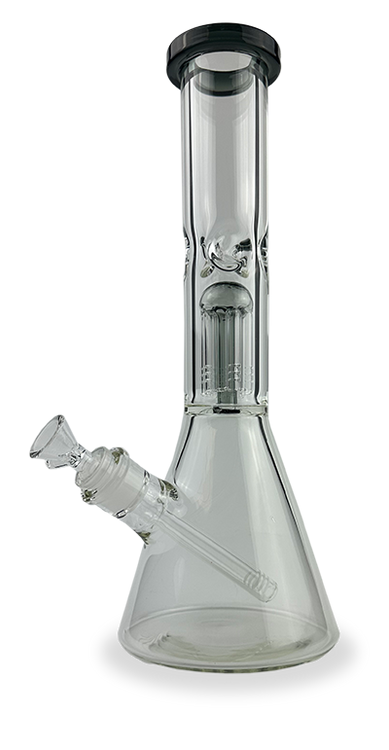 14″ SirEEL 6-Arm Tree Perc Beaker Bong with Flower Bowl