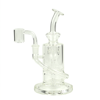 7″ SirEEL Wrap Around Arm Klein Recycler Bong with Banger