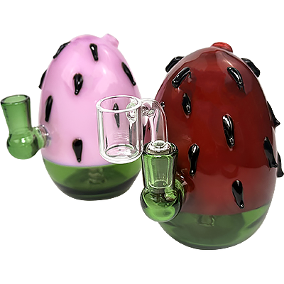 5″ SirEEL Watermelon Shape Rig | 14mm Quartz Banger Included