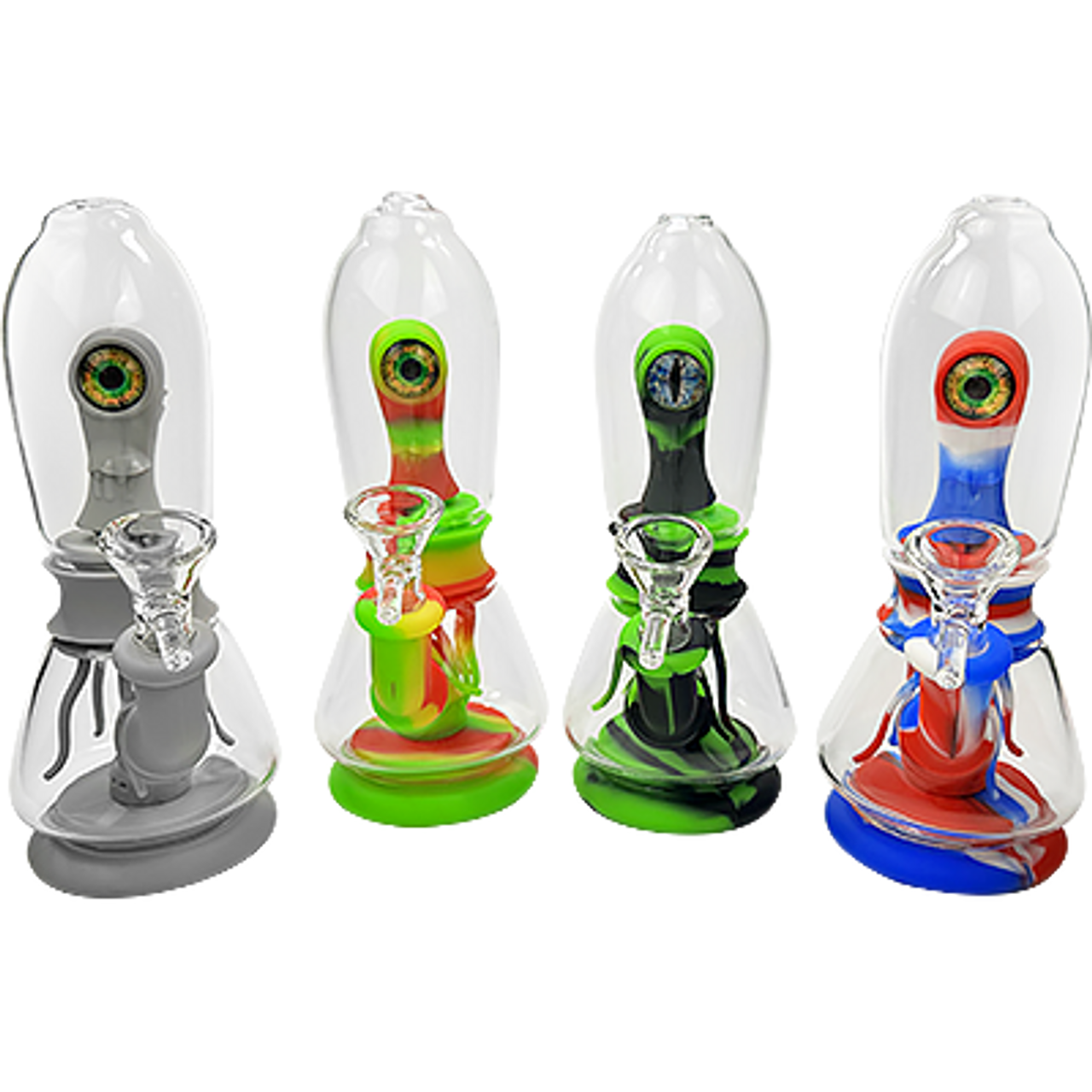 8″ SirEEL Silicone Cyclops Rig | Assorted Colors